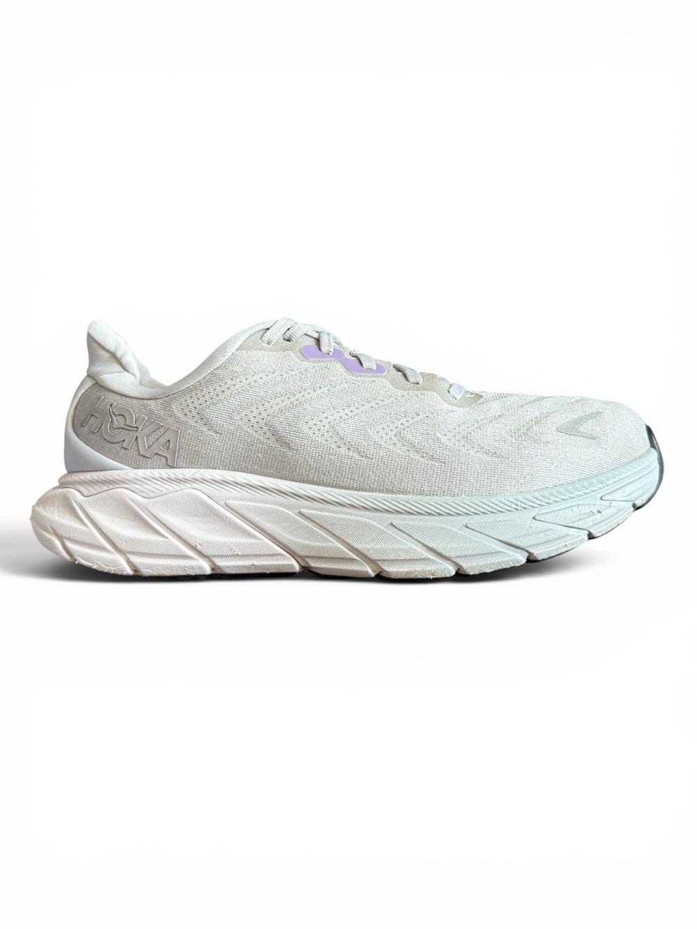 HOKA One One Arahi 6 Running Trainer Gray Women Size 9 D Wide